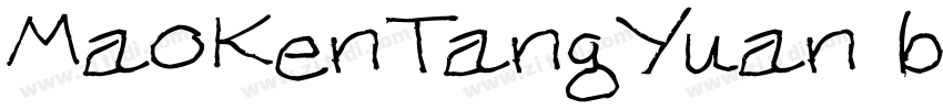 MaoKenTangYuan beta字体转换